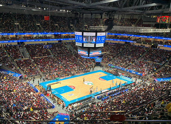 北京五棵松首钢文体篮球馆CBA训练场